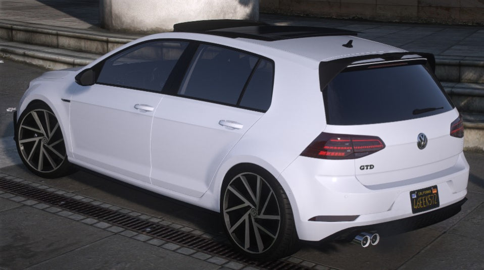GOLF 7.5 GTD WORKING SUNROOF