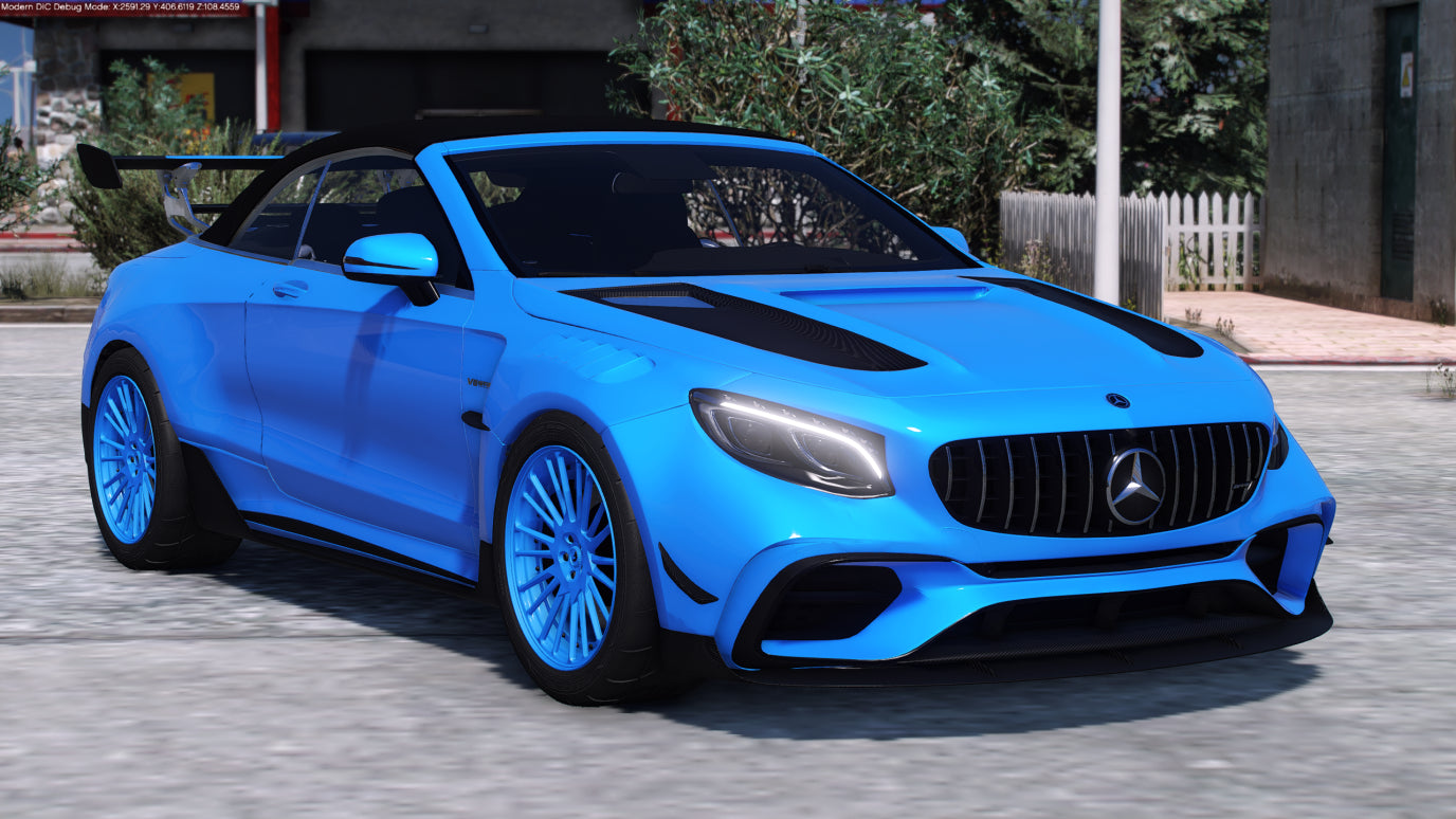 2021 Mercedes S73 S AMG Black Series Cabriolet Autoroof