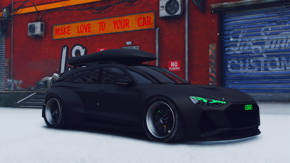Audi E-TRON Widebody Custom Wagon & Custom Engine