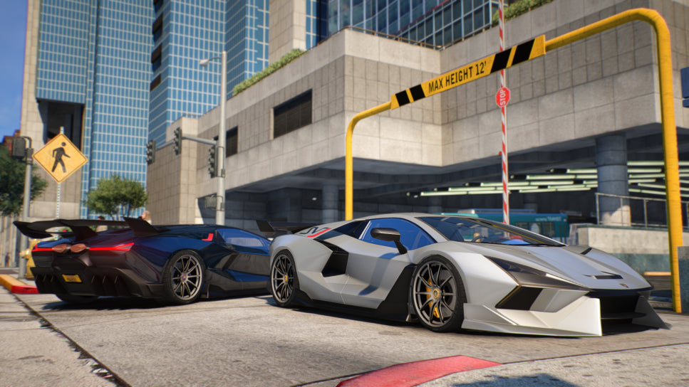 2024 Lamborghini Aventador SVJ Successor Hycade Animated Lights