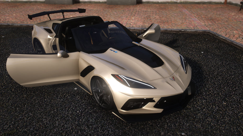 Front Engine Chevrolette Corvette C8 ZR1