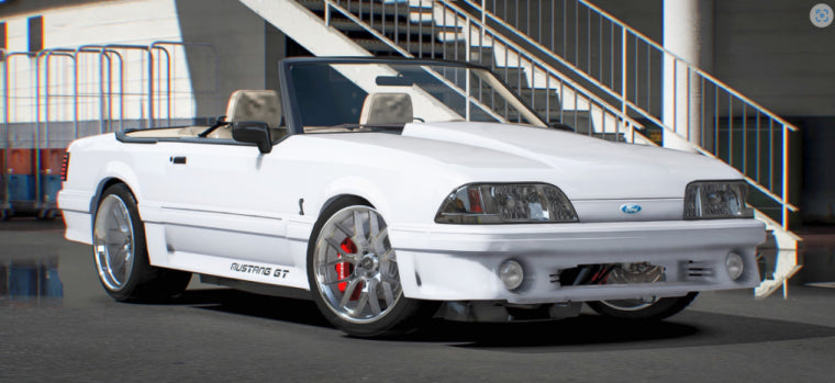 Ford Mustang Fox 5.0 Animated Roof