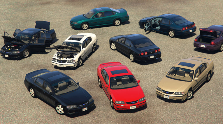 2000-4 Chevrolet Impala (2 cars Pack)