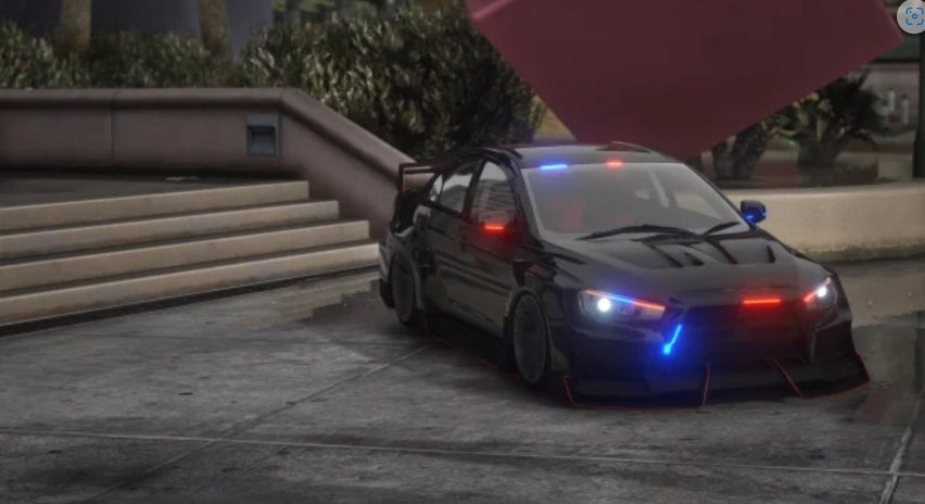 Mitsubishi Custom Hycade Inspired Evo X Unmarked