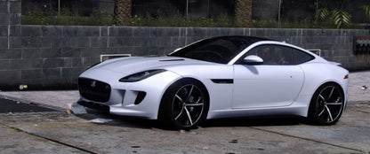JAGUAR F-Type R Coupe 2015 Animated Windows & Spoiler