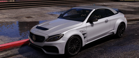 2017 Mercedes Benz C63S AMG Cabrio PD65CC Prior Design (Animated Roof)