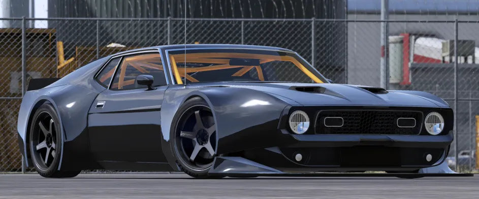TOS Mach1 as a Widebody Cyberpunk Style Machine