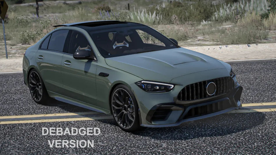 2024 Mercedes-AMG C63 E Performance 4matic+ (W206) [Animated Panoramic Sunoof | Badged/Debadged | Tuning Parts] v1.0