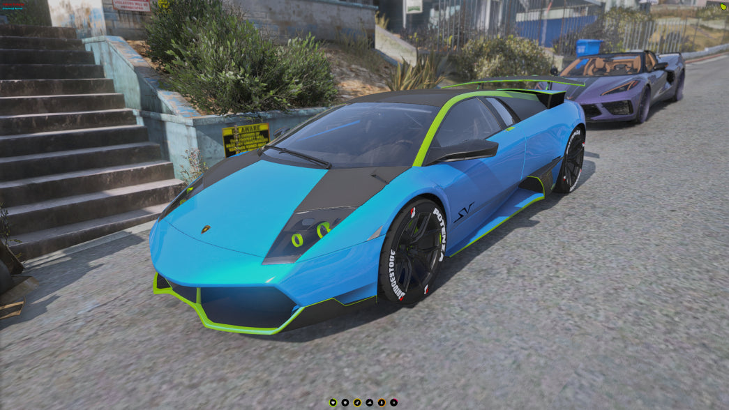 2008 Lamborghini Murcielago SV LP670-4 Twin Turbo Carbon Tron Design