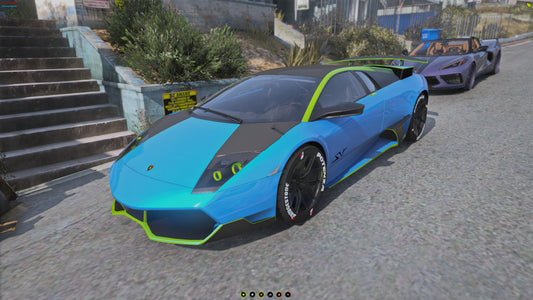 2008 Lamborghini Murcielago SV LP670-4 Twin Turbo Carbon Tron Design