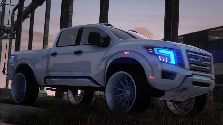 Customs 2018 Nissan Titan Custom Lifted on Offroad