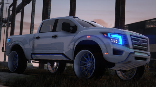 Customs 2018 Nissan Titan Custom Lifted on Offroad