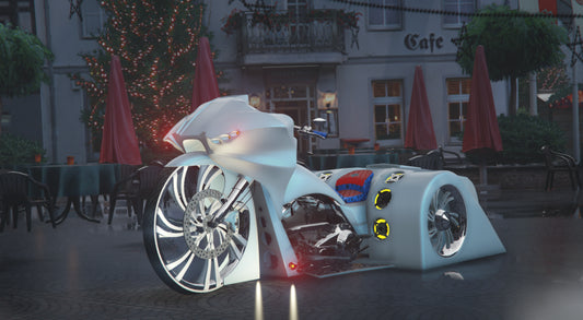 Bagger Trike With Working Speakers