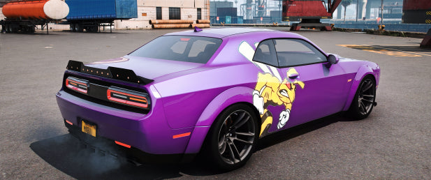 [No Logos] 2020 Dodge Challenger Scatpack Widebody Multiple Liverys And Animated Windows