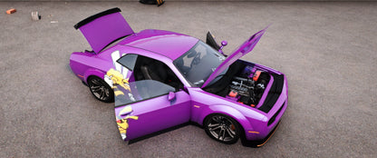 [No Logos] 2020 Dodge Challenger Scatpack Widebody Multiple Liverys And Animated Windows