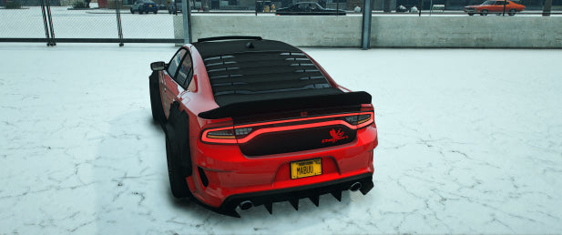 [No Logos] Custom 2021 Dodge Charger Demon Carbon Body Widebody