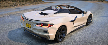 [No Logos] 2023 Chevy Corvette C8 Z06 Eray Hybrid [Auto Roof]