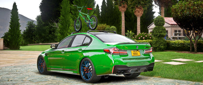 [No Logos] BMW M5 with Bike 2022