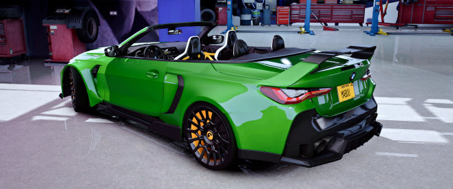 [No Logos] 2023 BMW M4 Convertible ALT Widebody [Animated Roof]