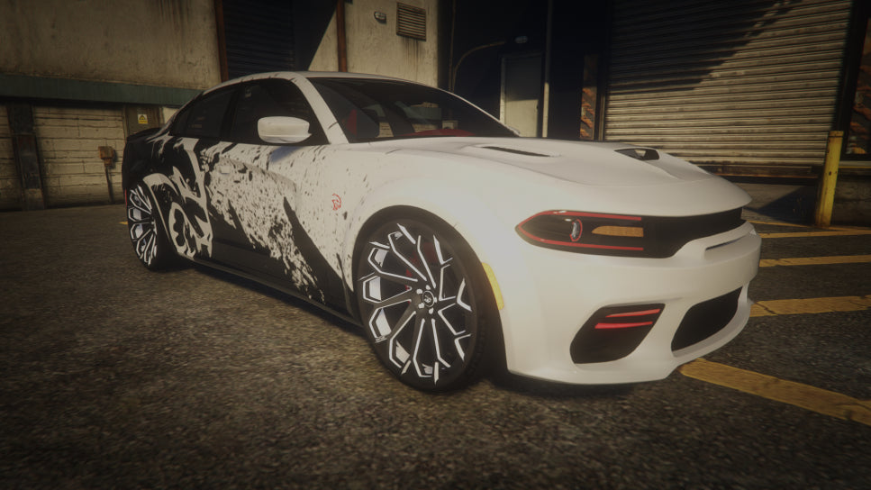 Custom Widebody Hellcat Charger on Amanis