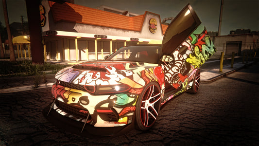 Widebody Demoncat Charger 8 extras 8 Liveries