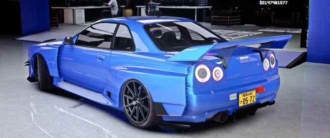 [No Logos] 2002 Nissan Skyline GT-R (Custom)