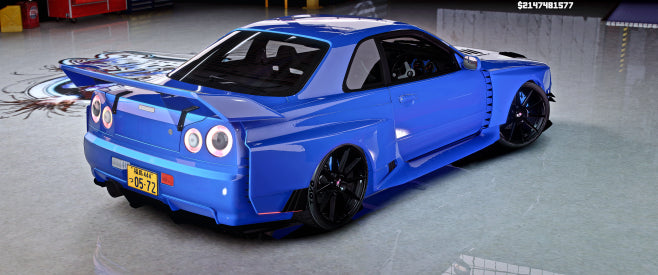 [No Logos] 2002 Nissan Skyline GT-R (Custom)