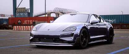 [No Logos] Porsche Taycan Turbo GT 2025