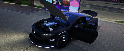 [No Logos] 2024 Ford Mustang Dark Horse Custom