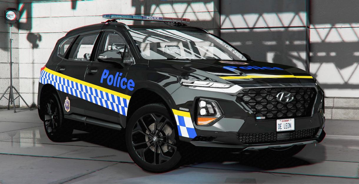 [Non ELS] Hyundai SantaFE Police 2019