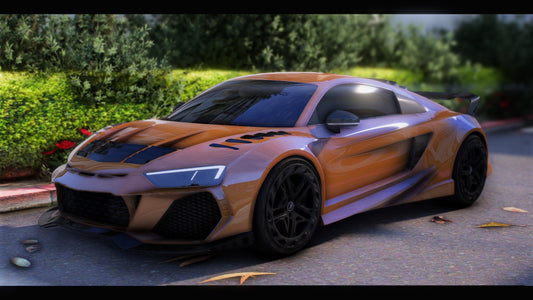 Audi R8 Abflug
