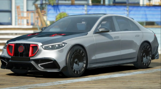 RED Mercedes AMG S63 E PERFORMANCE MANSORY