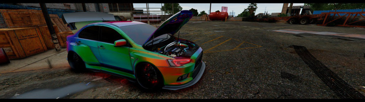 Evo X WideBody SEMA STYLE