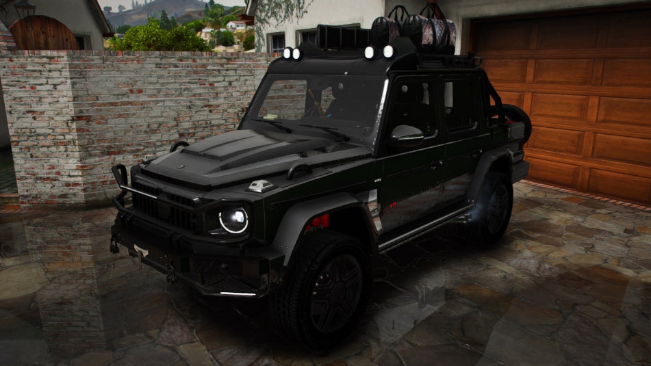 2020 Custom Mercedes-Benz Brabus G800 Adventure XLP Mafia Money & Gun