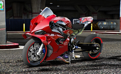 BMW M1000RR Stretched Twin Turbo with Custom Exhausts