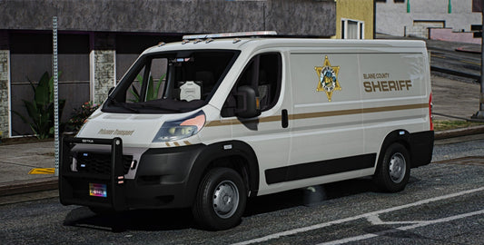 [No Logos] Dodge Ram Promaster 2022 Police prison [Non ELS]