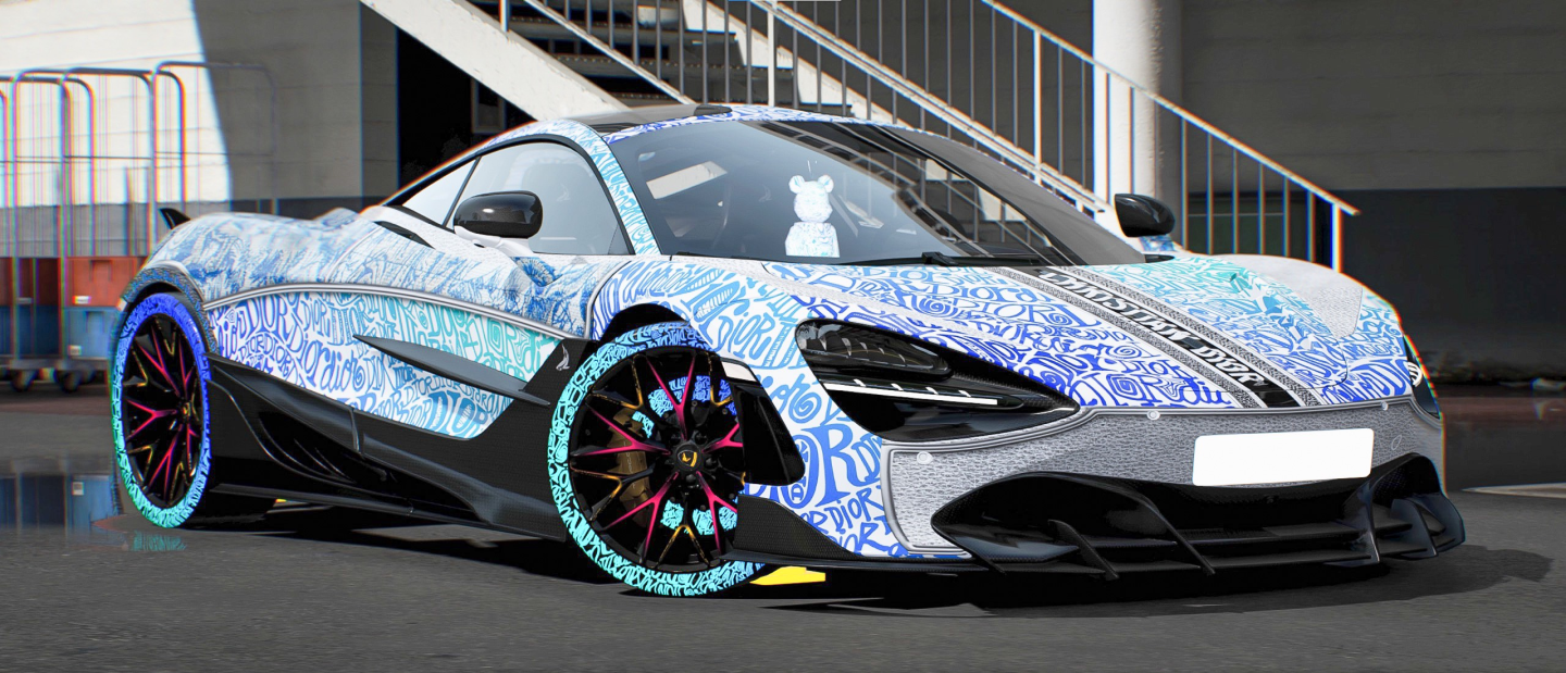 McLaren 720s Fury Christian Dior [Dynamic Lights]