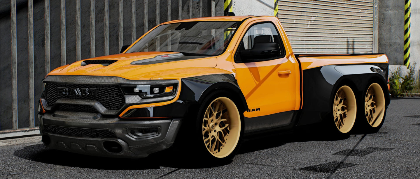 2023 Dodge Ram 1500 TRX 6x6 Slammed