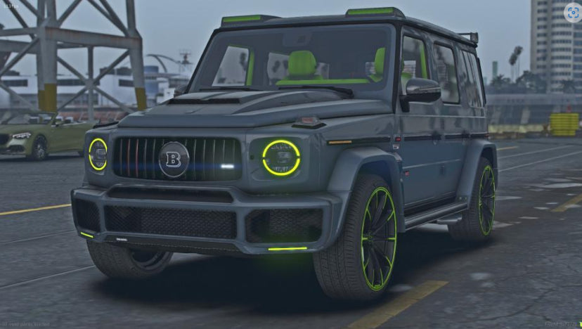 2022 Mercedes-Brabus G63 G800 Black ops