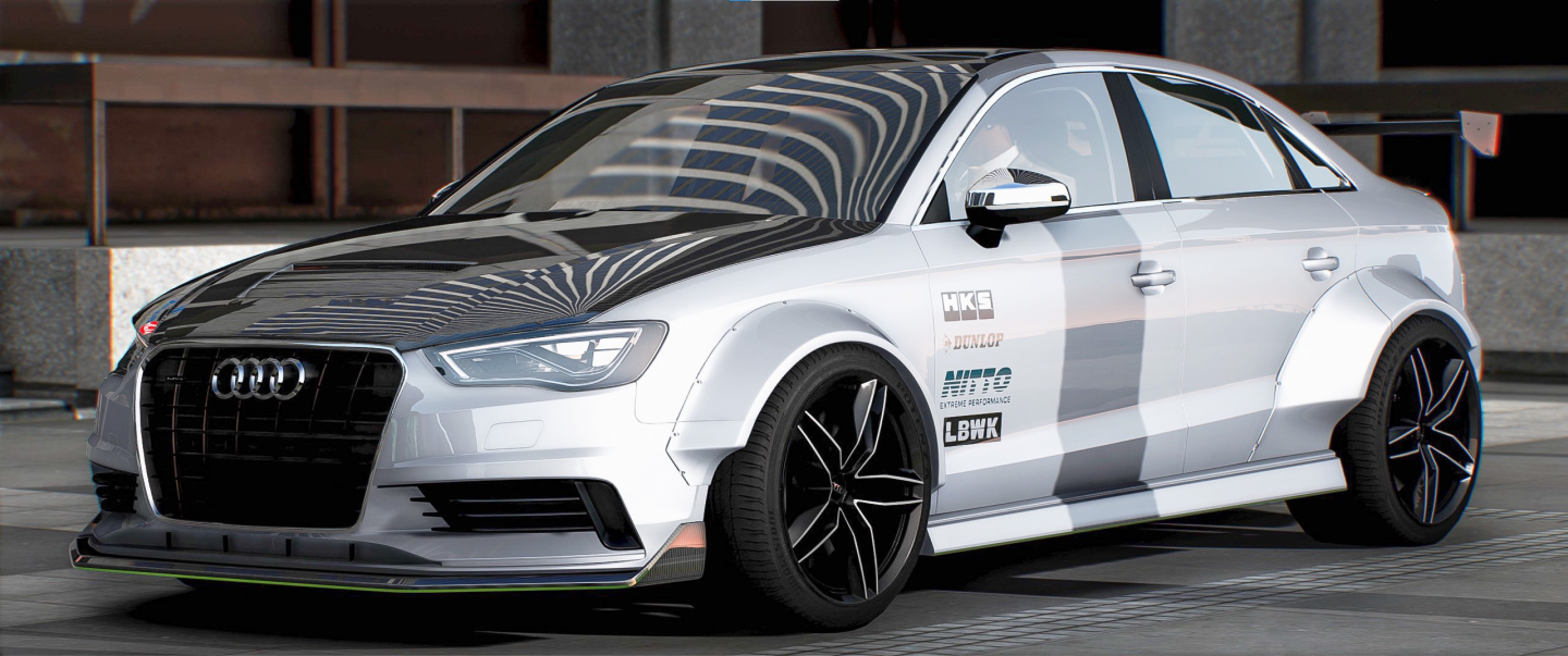 Audi A3 Carbon Edition [Animated Lights]