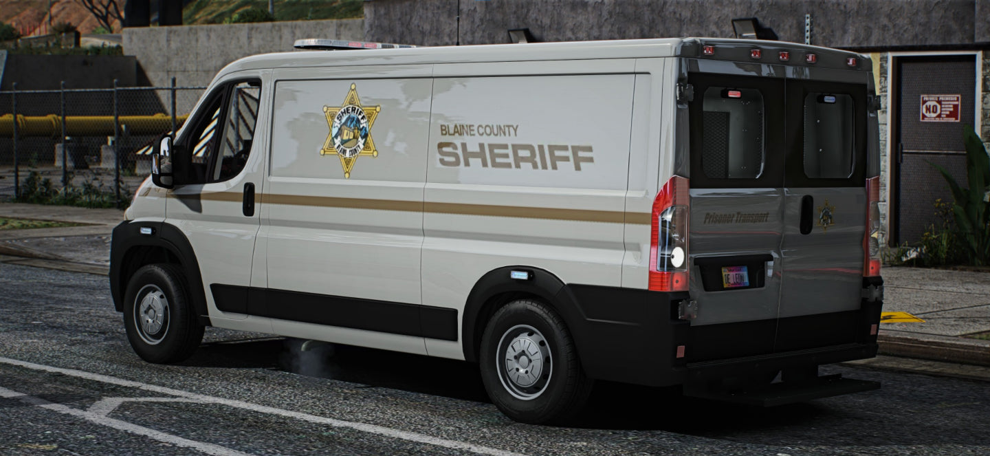 [No Logos] Dodge Ram Promaster 2022 Police prison [Non ELS]