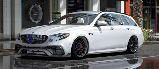 Mercedes E63 AMG Dark Blue Badge ( 5 Seater)