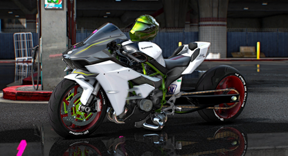 Kawasaki Ninja H2R Carbon Twin Turbo Drag