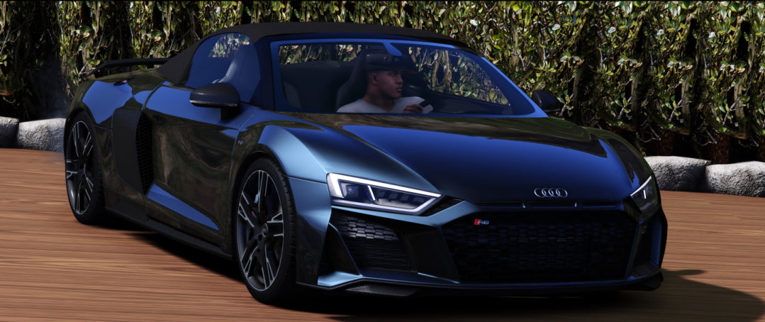 2020 Audi R8 Spyder [ADD-ON / Tuning/Template] ⭐ ANIMATED ROOF ⭐