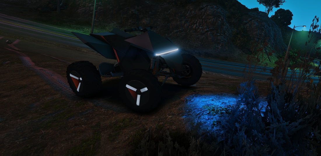 Tesla CyberQuad + CyberDragQuad