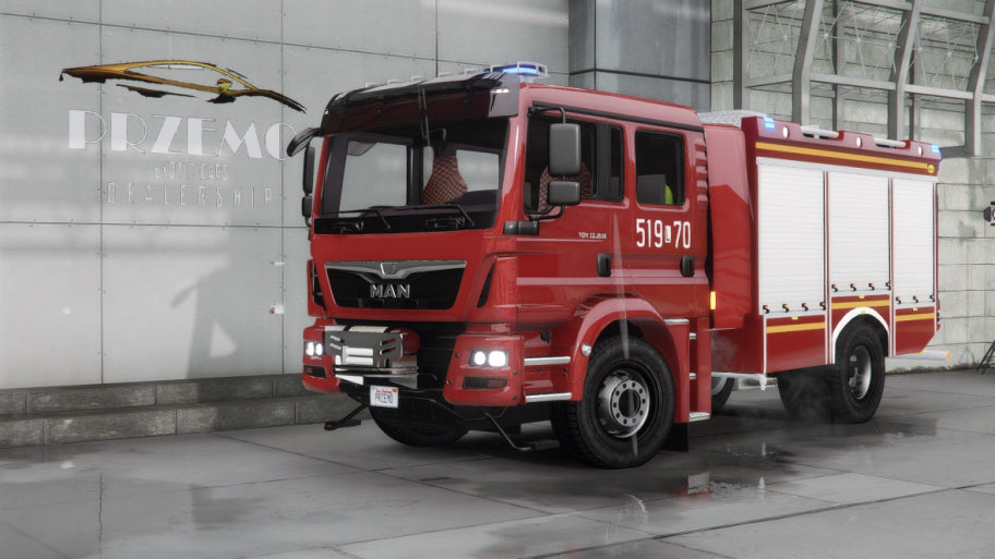 MAN TGM Polish Fire Truck