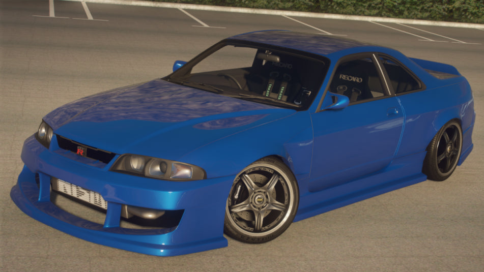 Nissan - Skyline GT-R 33 + 170+ Tuning parts