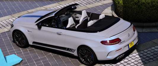 2020 Mercedes Benz C63S AMG CABRIO [ADD-ON/Template/Tuning]  ⭐ ANIMATED ROOF ⭐